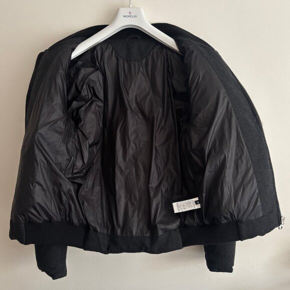 Dolce & Gabbana Bird, Dog Patch Quilted Puffer Wool Down Bomber Jacket - 48 S- M - Picture 9 of 13